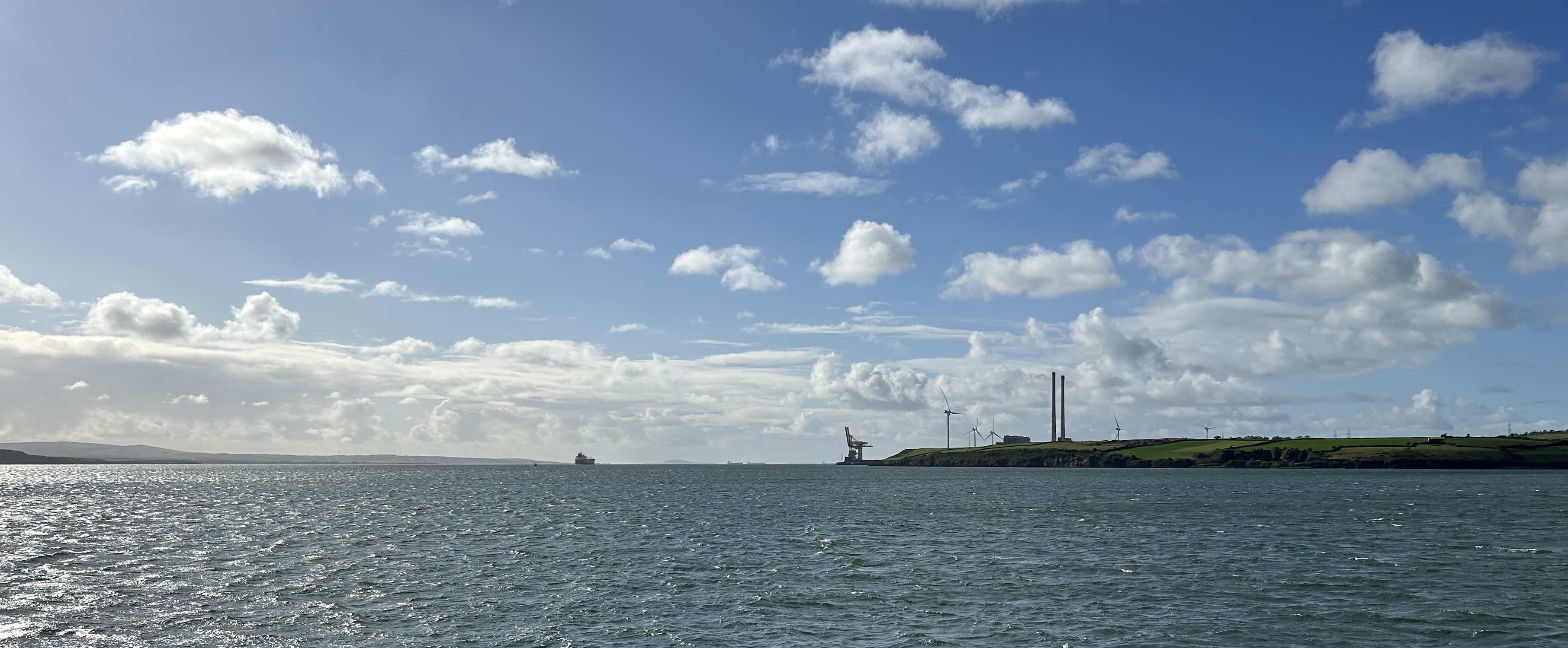 View across Shannon River towards Moneypoint